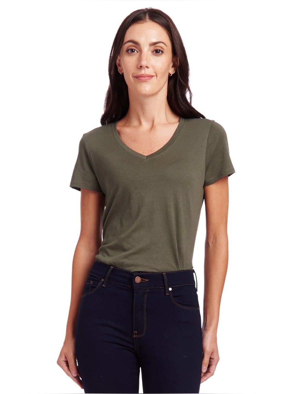 Bundle of 4 Mott & Bow V-Neck Fitted T-shirts